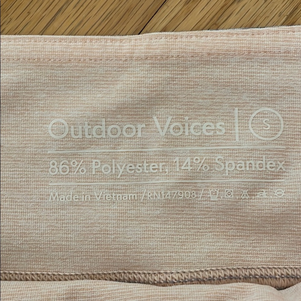 Outdoor Voices Springs 7/8 color block High Rise Legging - Picture 8 of 8